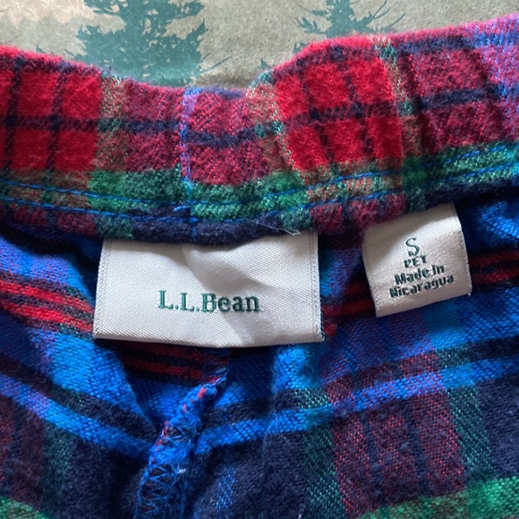 LL Bean Flannel Sleep Pants - Picture 5 of 12